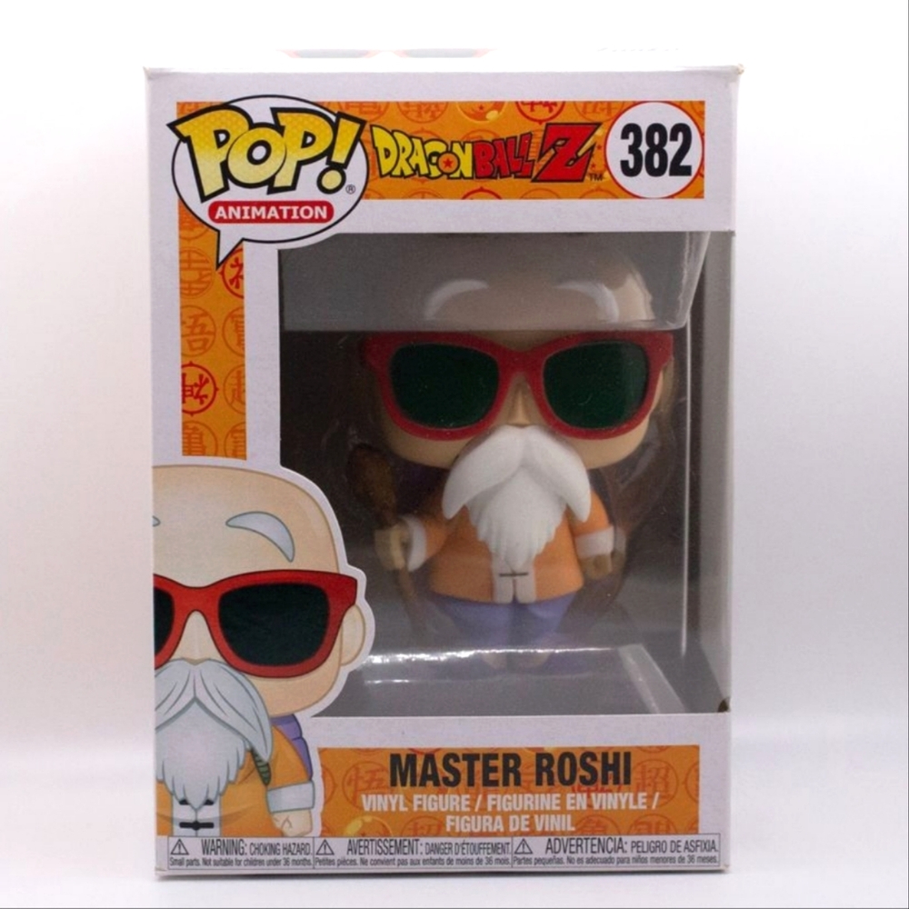 Funko Pop! Vinyl Animation Dragon Ball Z Master Roshi (with Staff) #382 (GUC)